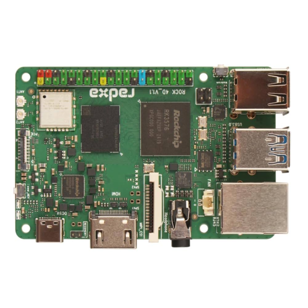 Amazon.co.jp: MiiElAOD Radxa Rock 4D RK3576 8コア、工業用Al